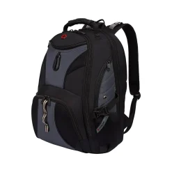 Wenger 1900 ScanSmart Laptop Backpack, Black/Gray (19002411)