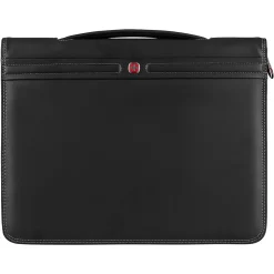 Wenger Concept Polyester Padfolio with Zipper Closure, Black (601563)