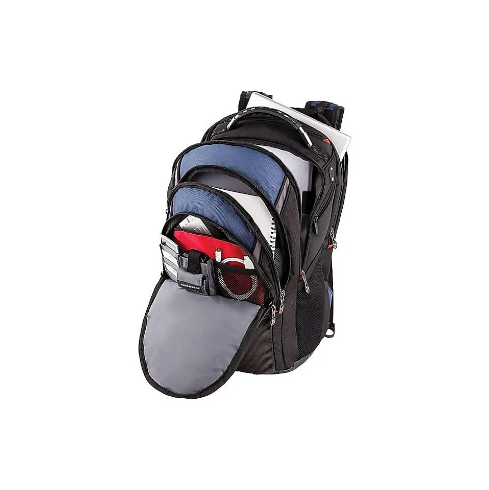 Wenger Ibex Laptop Backpack, Black/Blue (27316060)