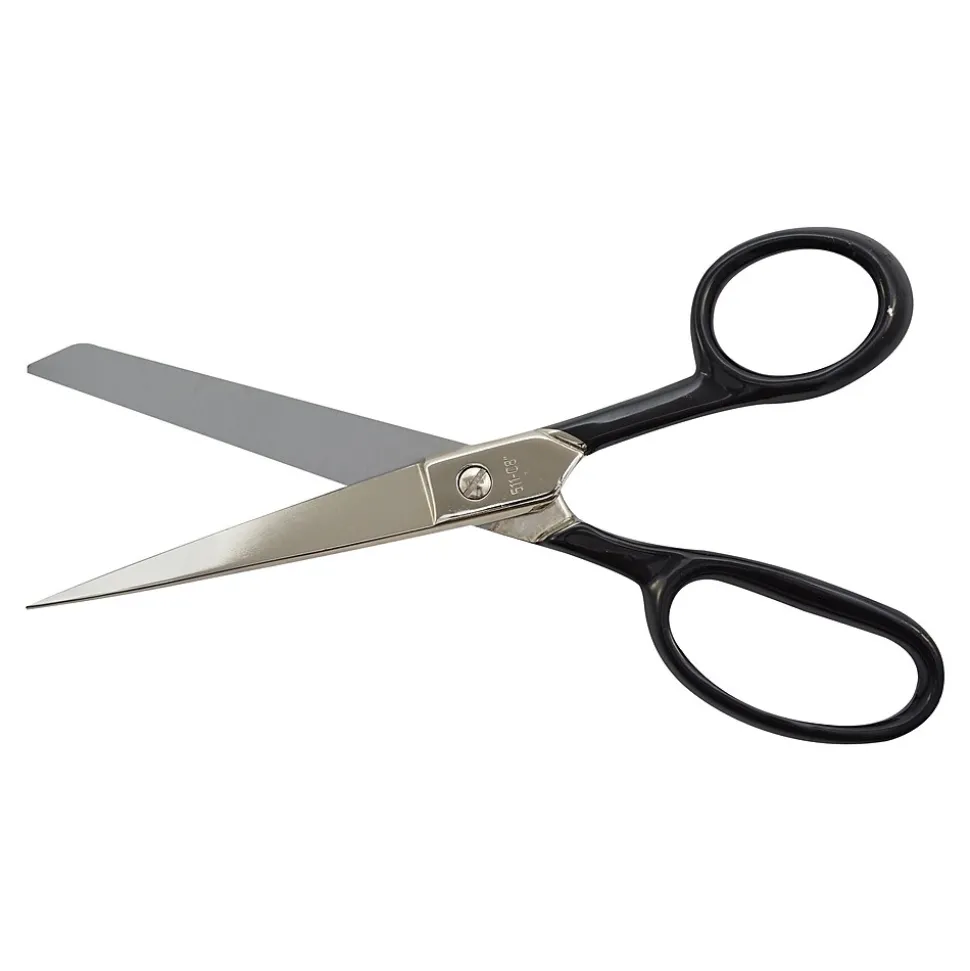 Westcott 8" Forged Steel Standard Scissors, Sharp & Blunt Tip, Black (10260)
