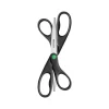 Westcott KleenEarth 8" Stainless Steel Scissors, Pointed Tip, Black, 2/Pack (15179)