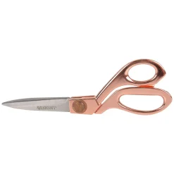 Westcott® Vintage 8" Stainless Steel Heavy Duty Scissors, Pointed Tip, Rose Gold Finish (16968)