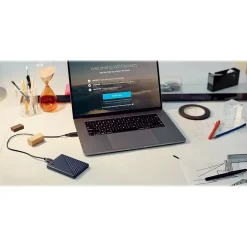 Western Digital My Passport for Mac 2TB Portable USB Hard Drive, Blue (WDBA2D0020BBL-WESN)