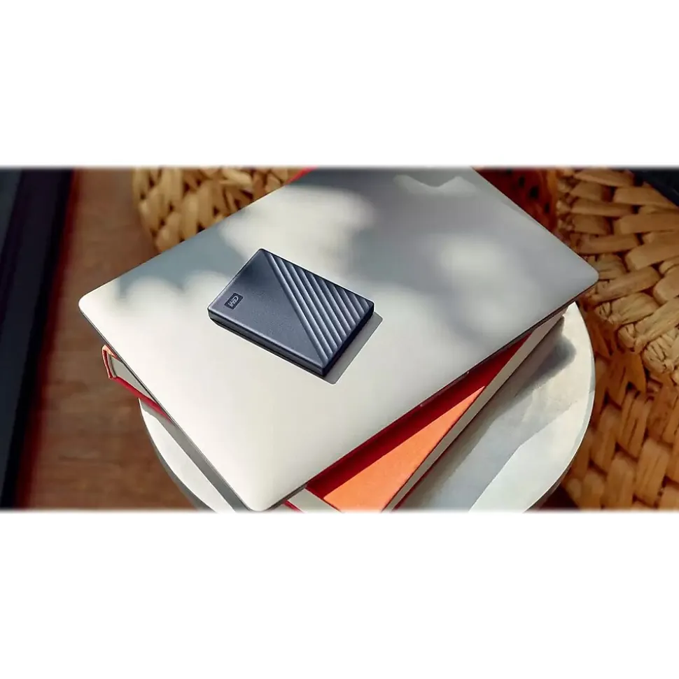 Western Digital My Passport for Mac 2TB Portable USB Hard Drive, Blue (WDBA2D0020BBL-WESN)