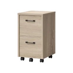 Whalen Dulzura 2-Drawer Mobile Vertical File Cabinet, Letter/Legal Size, 29.25"H x 17"W x 20"D, Warm Brown (SPUS-DZMF-LBM)