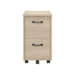 Whalen Dulzura 2-Drawer Mobile Vertical File Cabinet, Letter/Legal Size, 29.25"H x 17"W x 20"D, Warm Brown (SPUS-DZMF-LBM)