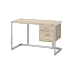 Whalen Peruzzi 48" Writing Desk, Greige Pecan (SPLS-PE48D)