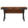 Whalen Stirling 60"W Table, Natural Walnut/Charcoal Gray (SPLS-ST60D)