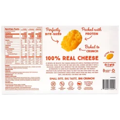 Whisps Baked Cheese Bites Variety Snack Packs, 0.63 oz, 18/Pack (220-02347)
