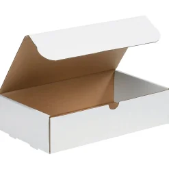 White Corrugated Mailers, 11" x 6-1/2" x 2-3/4", 50/Bundle