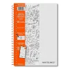 Whitelines Journal, 75.75" x 8.25", Dotted Ruled, Gray, 70 Pages, 12/Carton (17006cs)