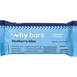 Why Bars Gluten-Free Blueberry Bliss Superfood Energy Bar, 2.04 oz., 12 Bars/Box (WB6)