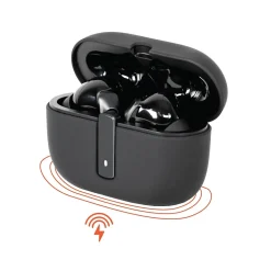 Wicked Audio Mojo 800 Wireless Active Noise Canceling Earbud Headphones, Bluetooth, Black (WI-TW4850)