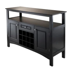 Winsome® Jasper 32.13" Wood Storage Buffet, Black