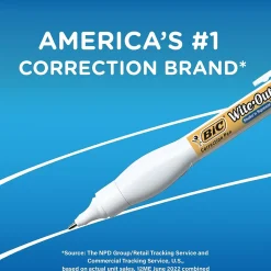 Wite-Out Shake 'N Squeeze Correction Pen, White, 2/Pack (50695)