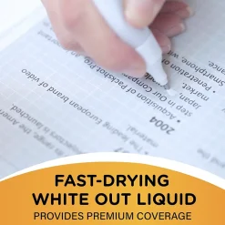 Wite-Out Shake 'N Squeeze Correction Pen, White, 2/Pack (50695)