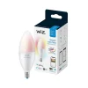 WiZ 40W Equivalent E12 LED Smart Bulb, White (603522)