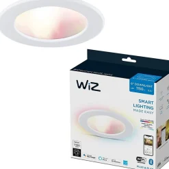 WiZ 12.5W LED Smart Downlight, Multicolor (604298)