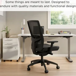 Workplace2.0™ 500 Series Vinyl and Mesh Task Chair, Black (51974)