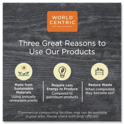 World Centric 100 Percent PCW Recycled Multifold Paper Towels, 1-Ply, Natural, 250/Pack, 16 Packs/Carton (WORTWPAMF)