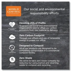 World Centric 100 Percent PCW Recycled Multifold Paper Towels, 1-Ply, Natural, 250/Pack, 16 Packs/Carton (WORTWPAMF)