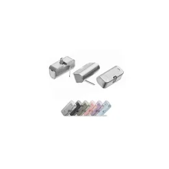 Worryfree Gadgets USB-C Power Bank, 5000 mAh, Purple (WED02)