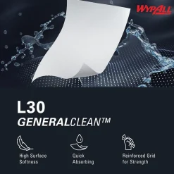 WypAll GeneralClean L30 Durable Fibers Cleaning Wipers, 11