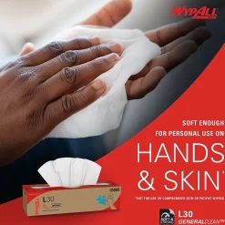 WypAll GeneralClean L30 Nylon Cleaning Wipers, 16.4