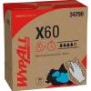 WypAll GeneralClean X60 Fabric Cleaning Wipers, 16.8" x 9.1", White, 118 Wipers/Box (34790)