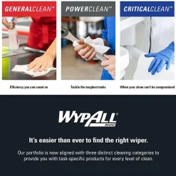 WypAll PowerClean ProScrub Fabric Cleaning Wipers, 9.5