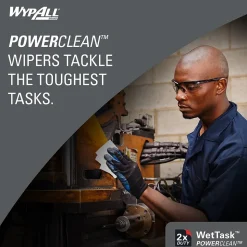 WypAll PowerClean WetTask Fabric Cleaning Wipers, 15