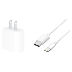 4XEM Lightning Charging Kit/Bundle for iPhone/iPad/iPod Touch, White (4XIPHN12KIT3)