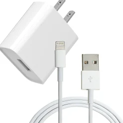 4XEM Pro Series USB-A to Lightning Charging Kit for Apple Devices, White (4XAPPLKIT6PRO)