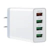 4XEM USB Adapter for Tablet/Cellular Phone, White (4XPOWER4USB)