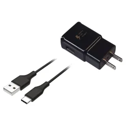 4XEM USB Charging Kit/Bundle for Most Smartphones, Black (4XSAMKITUSBCB6)