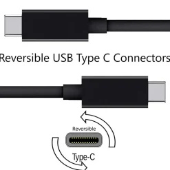 4XEM USB-C Charging Kit/Bundle for Smartphones and USB-C Compatible Devices, Black (4X25WCHARGEKIT6B)