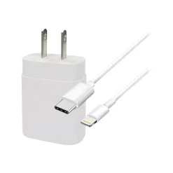 4XEM USB-C to Lightning Charging Kit/Bundle for iPhone 13, White (4XIPADKITC3)