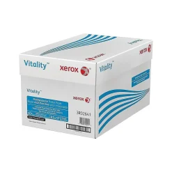 Xerox Vitality 8.5" x 11" 3-Hole Punched Multipurpose Paper, 20 lbs., 92 Brightness, 5000/Carton (3R2641)