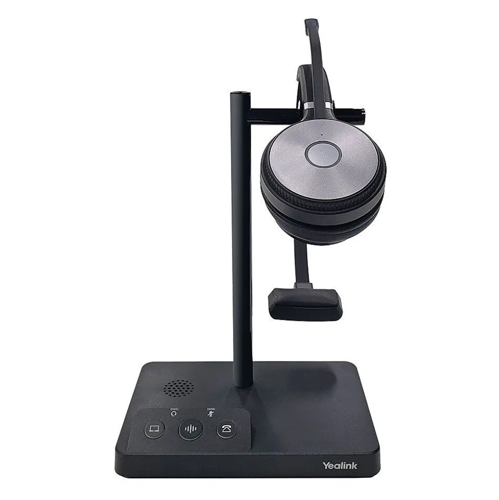Yealink WH62 Wireless Mono UC DECT Headphones, Black (1308005C)