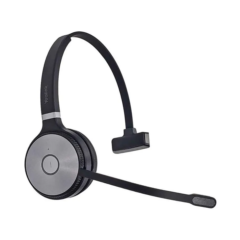 Yealink WH62 Wireless Mono UC DECT Headphones, Black (1308005C)