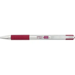 Zebra F-301 Retractable Ballpoint Pen, Fine Point, 0.7mm, Assorted Ink, 4 Pack (27174)