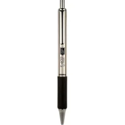 Zebra F-402 Retractable Ballpoint Pen, Fine Point, 0.7mm, Black Ink (ZEB29210)