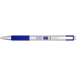 Zebra G-301 Retractable Gel Pen, Medium Point, 0.7mm, Blue Ink, 2 Pack (41322)