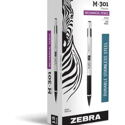 Zebra M-301 Mechanical Pencil, 0.5mm, #2 Medium Lead, Dozen (ZEB54010)