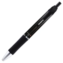Zebra Sarasa Dry X1 Retractable Gel Pen, Medium Point, 0.7mm, Black Ink, Dozen (45610)