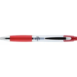 Zebra Z-Grip Max Retractable Ballpoint Pen, Medium Point, 1.0mm, Red Ink, Dozen (22430)