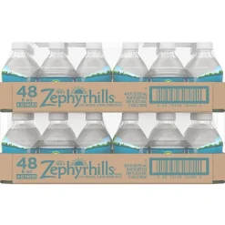 Zephyrhills 100% Natural Spring Water, 8-Ounce Mini Plastic Bottles, 48/Pack (11475286)