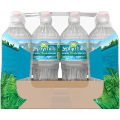 Zephyrhills 100% Natural Spring Water, Regular Flavor, 700ml Bottles with Sport Cap, 24/Carton (12087206)