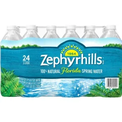 Zephyrhills 100% Natural Spring Water, 16.9 oz. Plastic Bottles, 24/Carton (11475233)