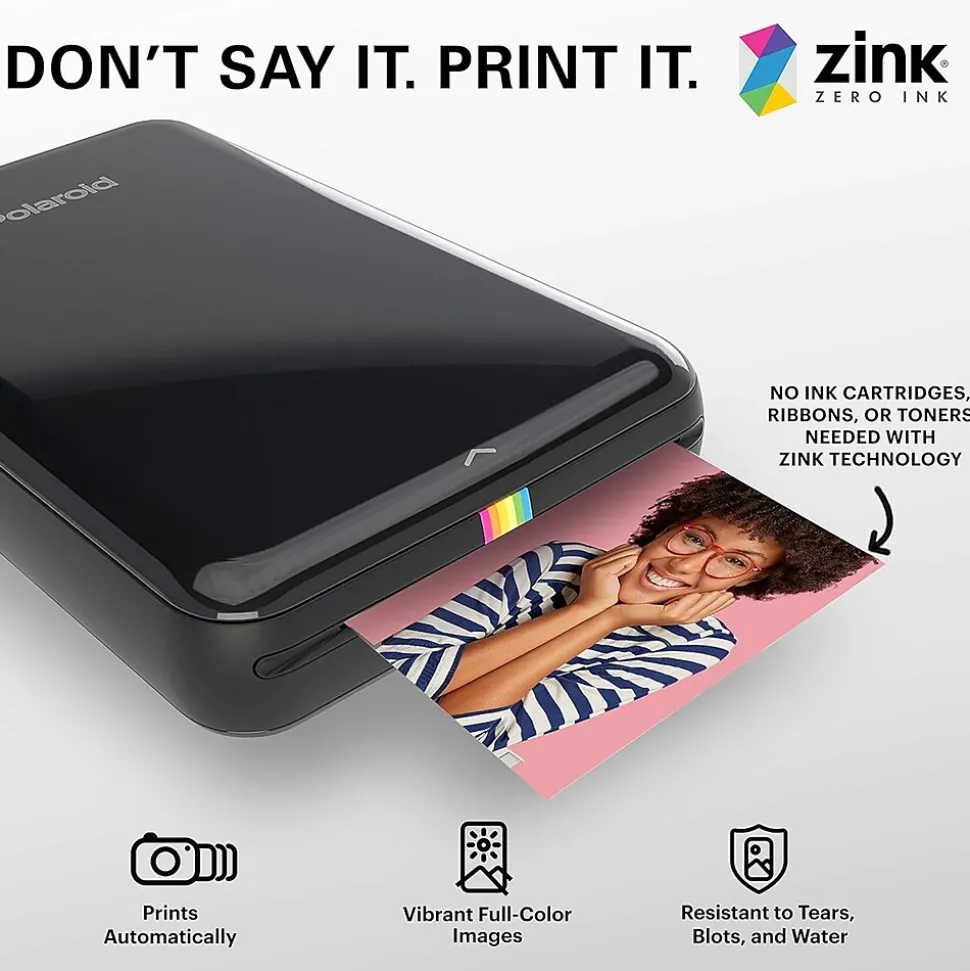 Zink 2" x 3" Premium Glossy Instant Photo Paper 20 Pack Compatible with Polaroid Snap, Snap Touch & More